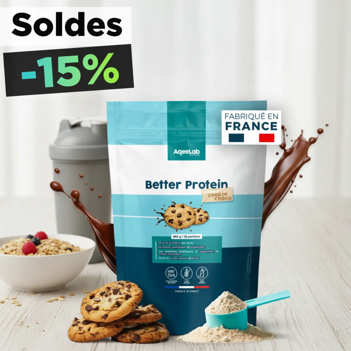 Better Protein AqeeLab avis : la protéine végétale qui se prend pour une whey