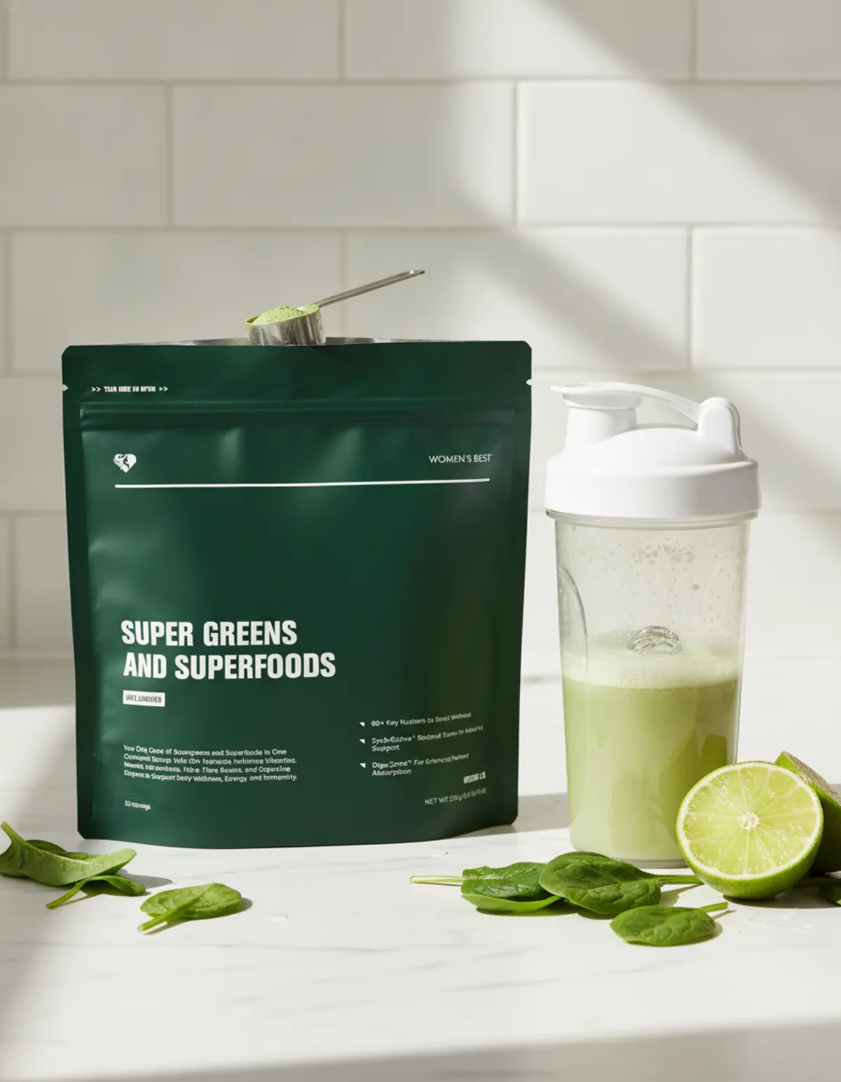 Avis Women's Best Super Greens : 62 actifs pour 7,5 g